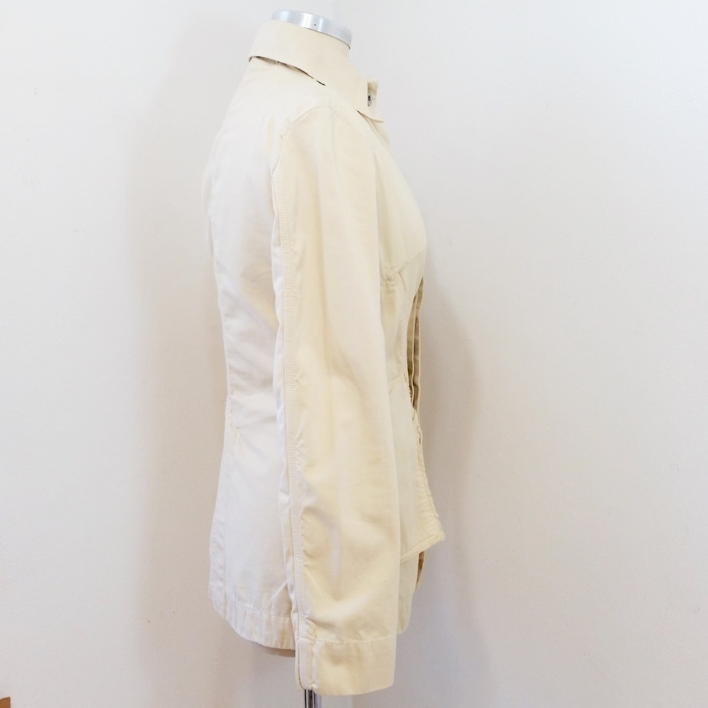 Diesel Cream Utility Jacket Chore Coat Distressed - Picture 3 of 8